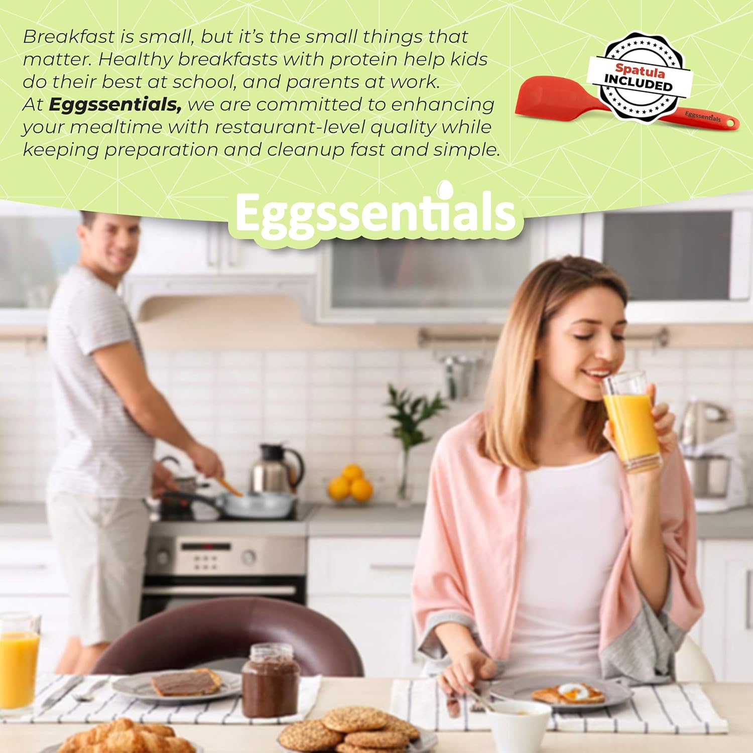 Eggssentials - Stampo Antiaderente per Uova in Camicia - immagine 7