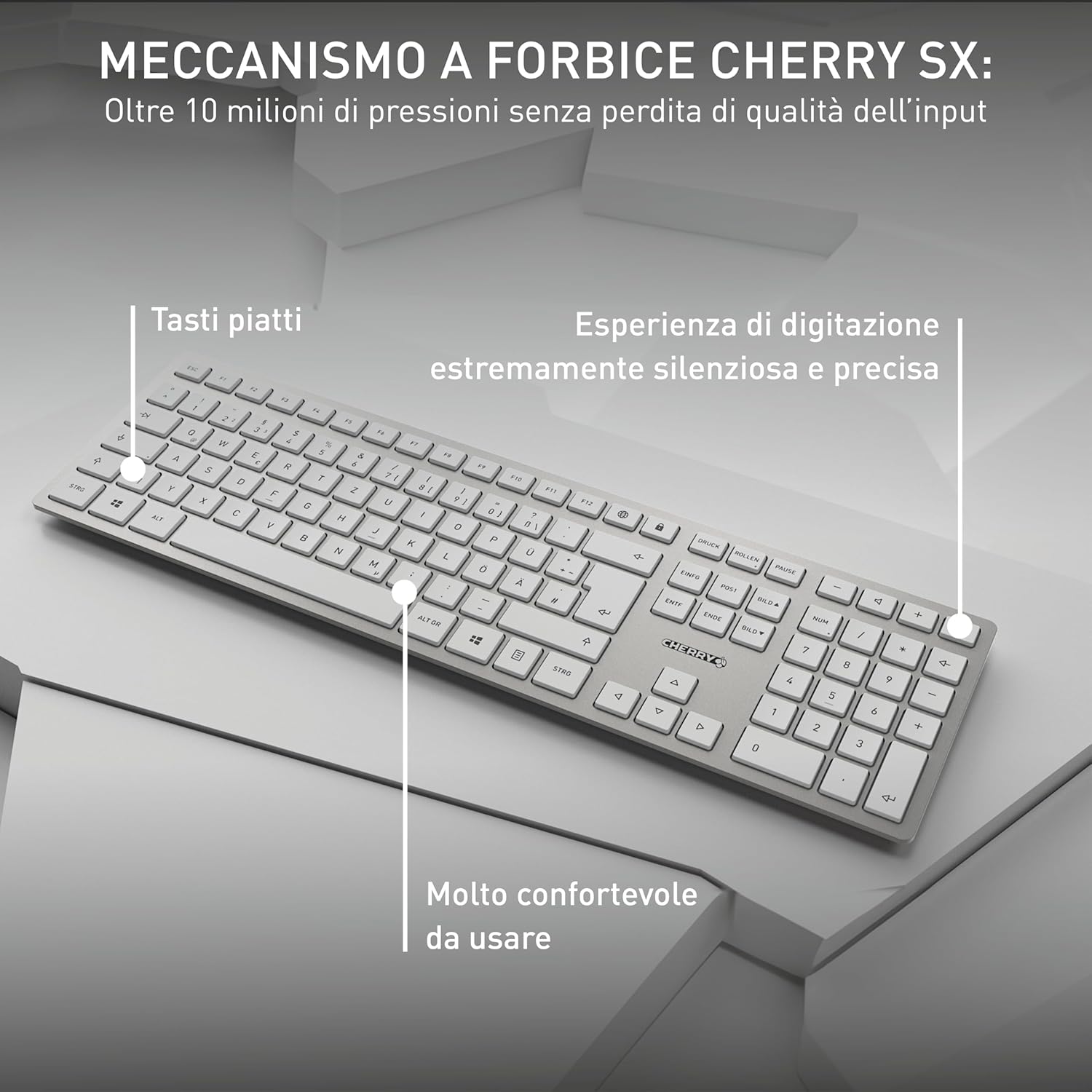 Cherry DW 9100 SLIM - Set Tastiera e Mouse Wireless - immagine 4