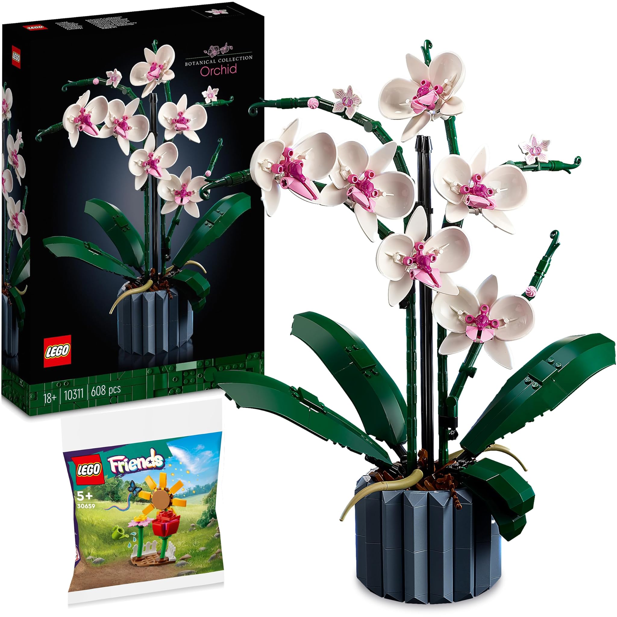 Lego Icons Orchidee 10311 - Decorazioni Floreali