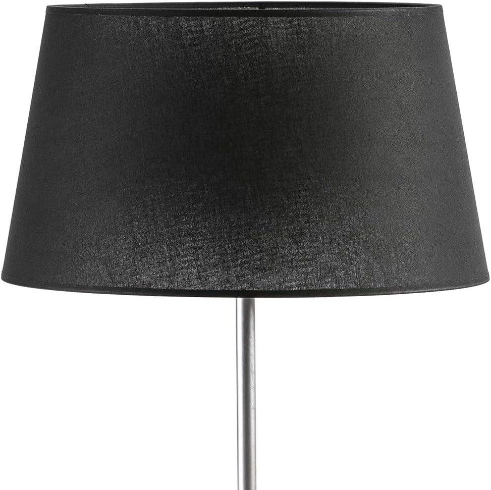 PANTALLA CONICA 45X35X26 ALGODON NEGRO