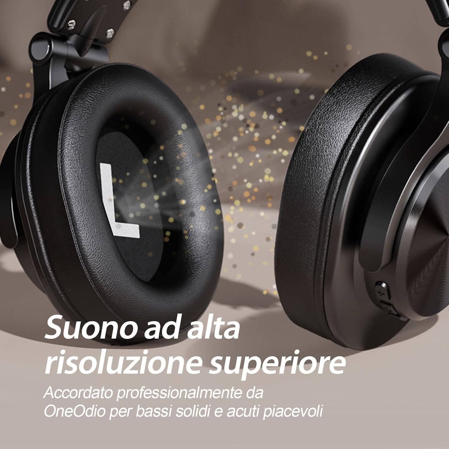 Oneodio A70 Cuffie Bluetooth Over Ear 72h, Nero - immagine 8