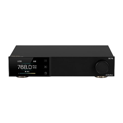 Topping D70 PRO OCTO HiFi DAC Bluetooth 5.1, Black