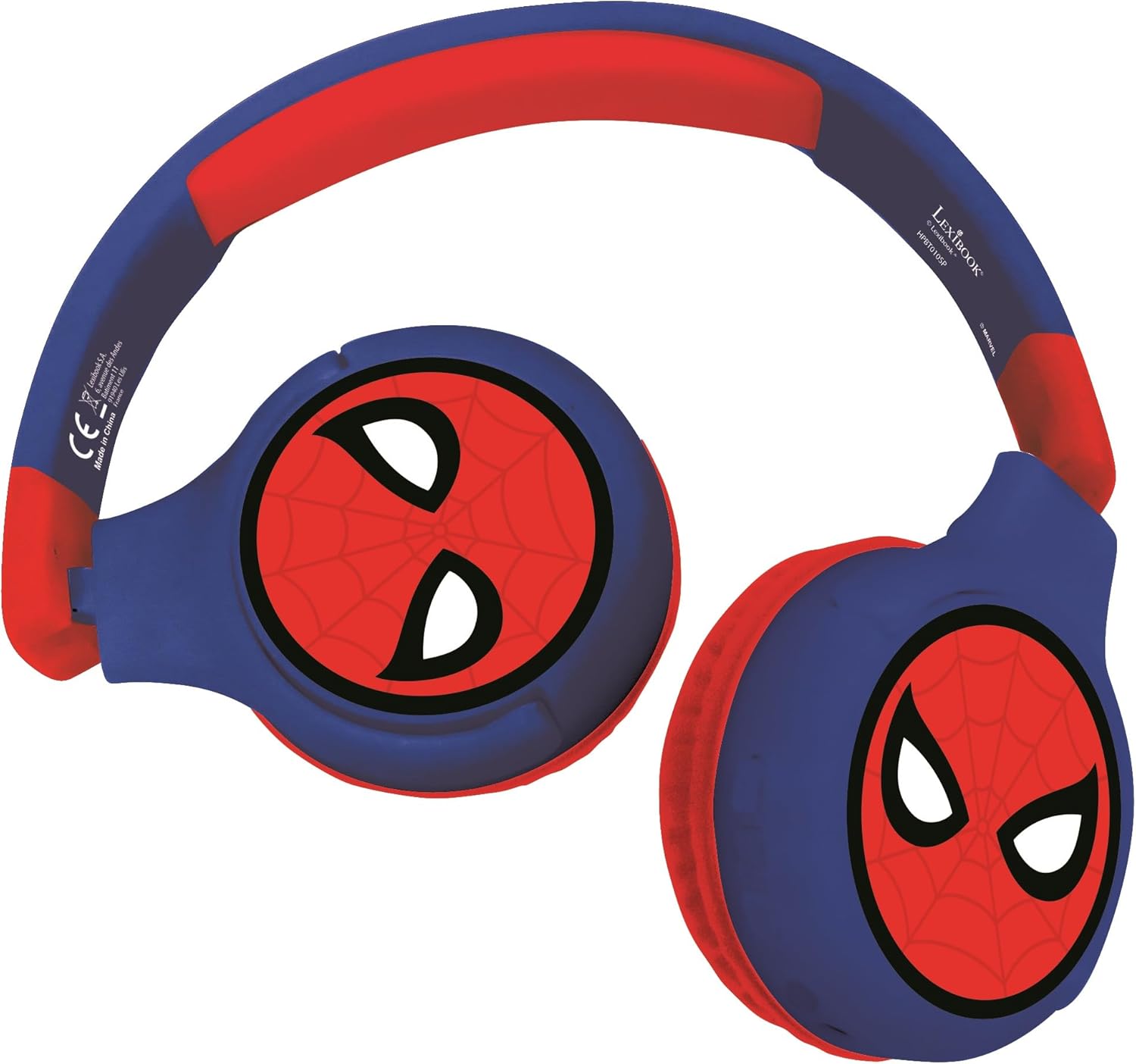 Lexibook SPIDER-MAN - Cuffie Pieghevoli 2 in 1 per Bambini - immagine 1