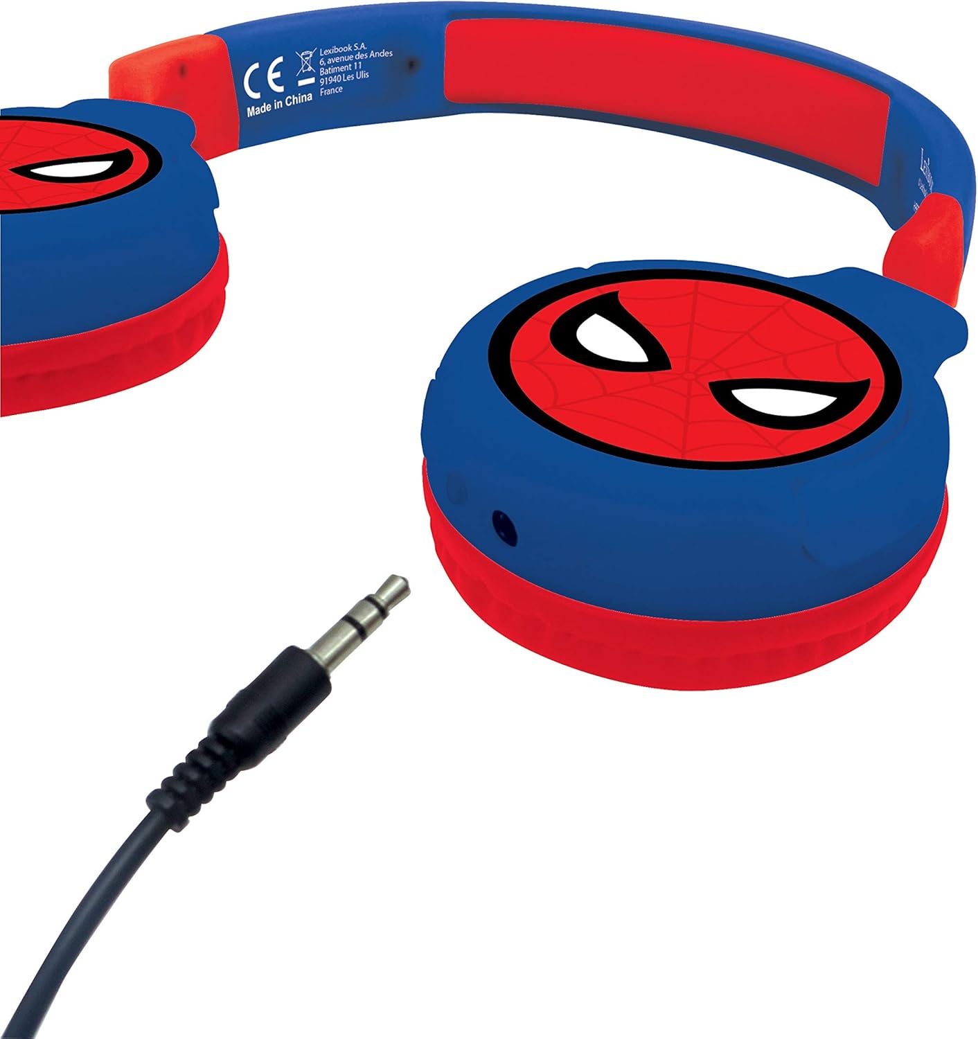Lexibook SPIDER-MAN - Cuffie Pieghevoli 2 in 1 per Bambini - immagine 3