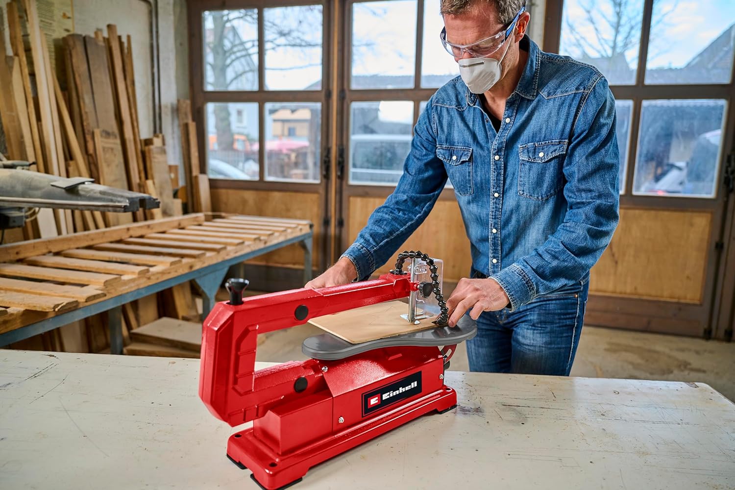 Einhell TC-SS 406 E - Sega da Traforo 120W - immagine 2