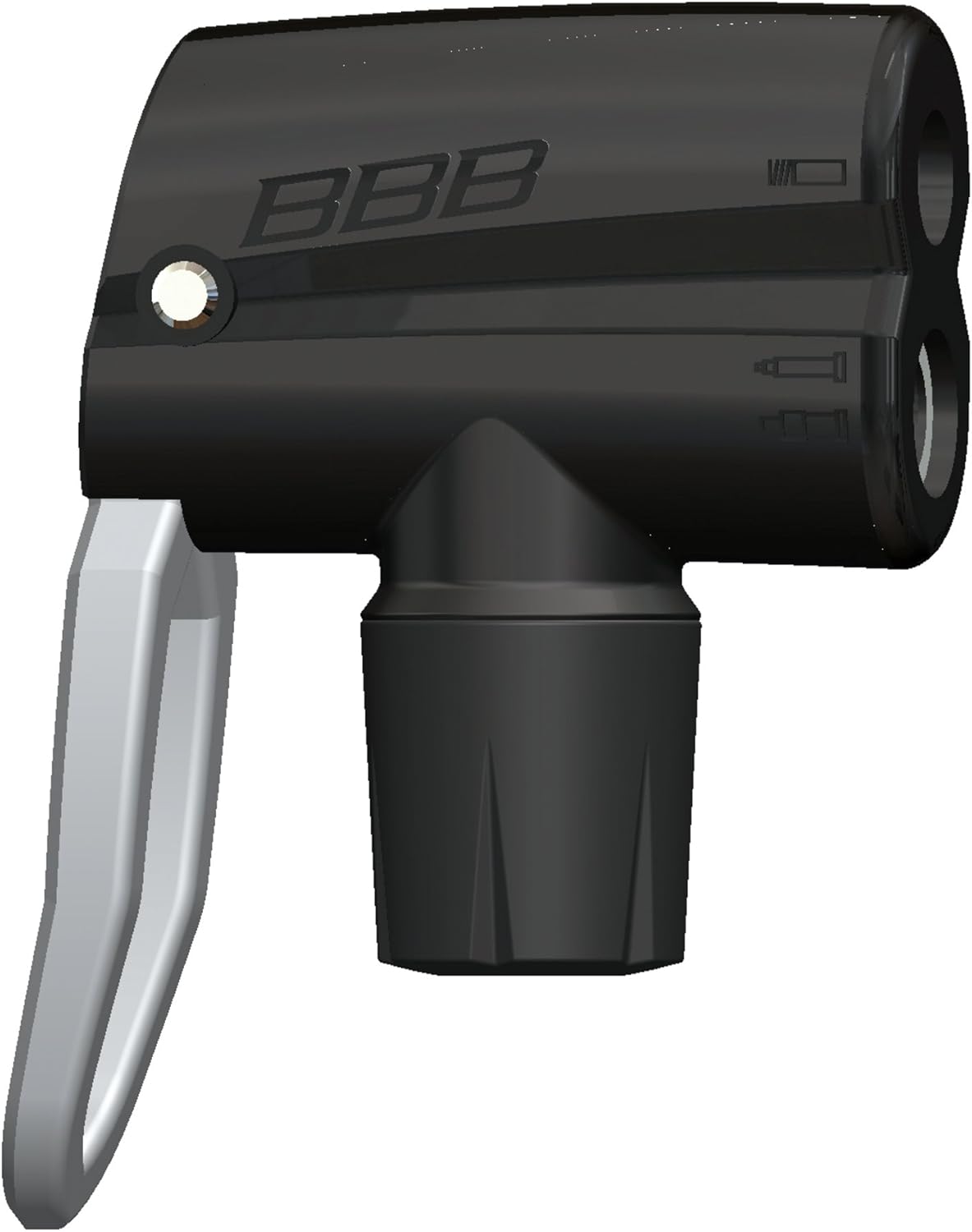 Bbb Dualhead 2.0 - Ricambio Testa Pompa Bici, Nero - immagine 1