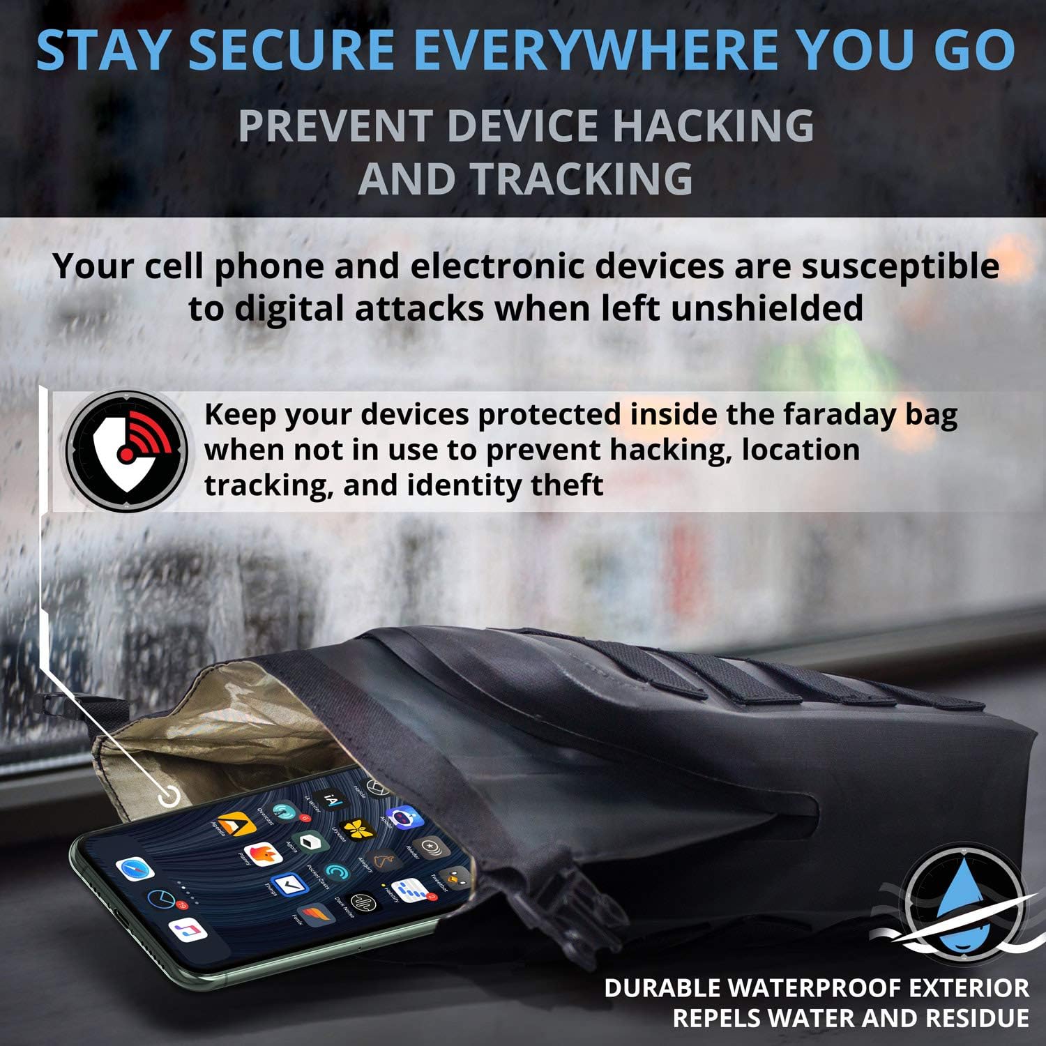 Mission Darkness Dry Shield MOLLE Faraday Pouch (2nd Gen) - immagine 7