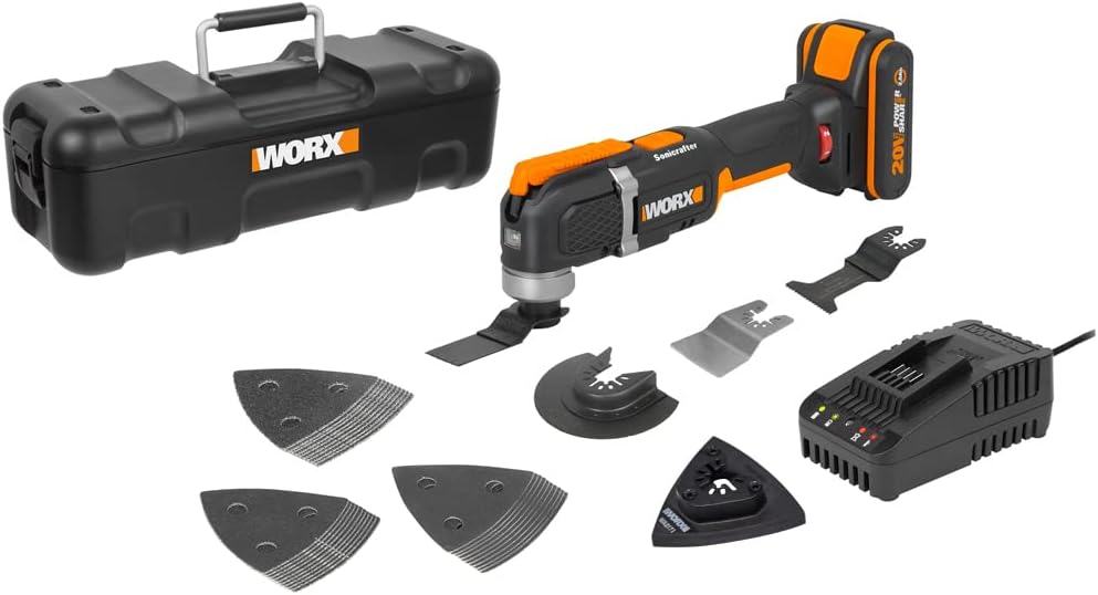 WORX WX696 Multifunzione Sonicrafter 20V con 1 batteria da 2Ah