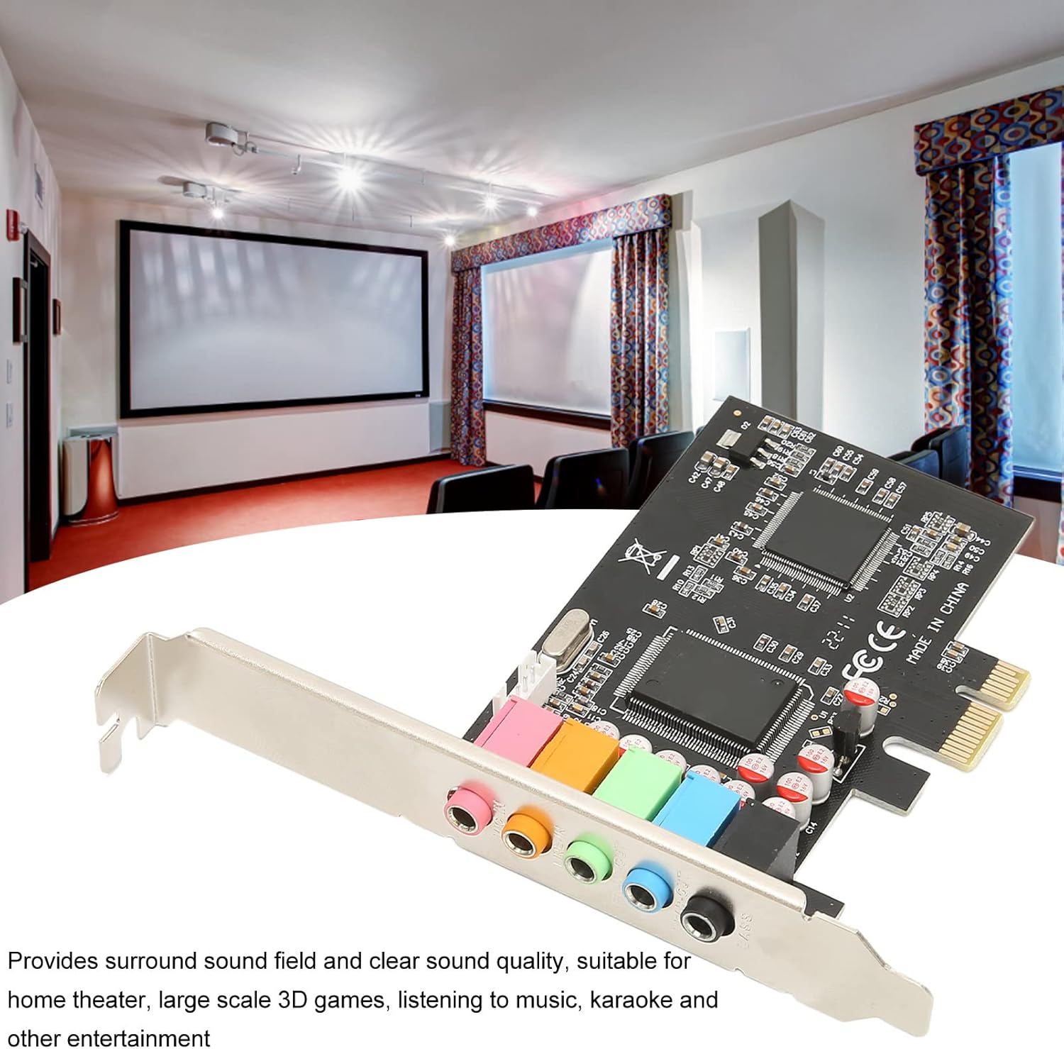 Scheda Audio PCI Express 5.1 Surround 24 Bit - immagine 5