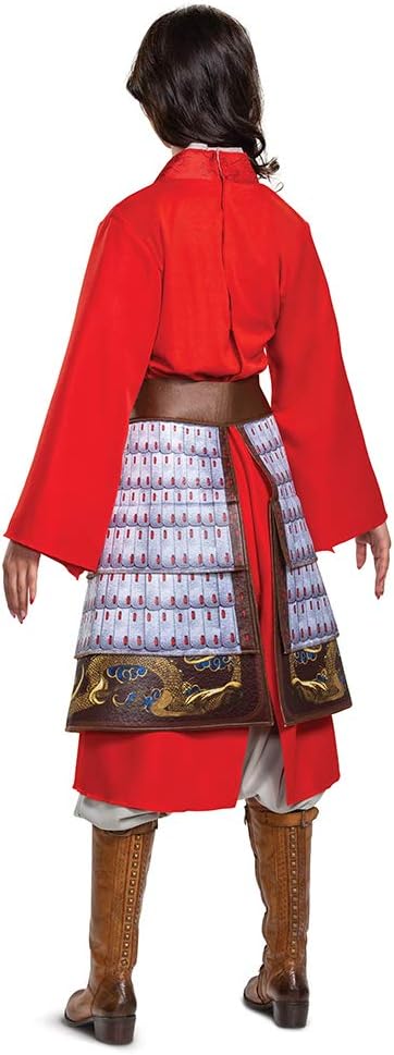 Mulan Deluxe Hero - Costume da donna rosso - immagine 2