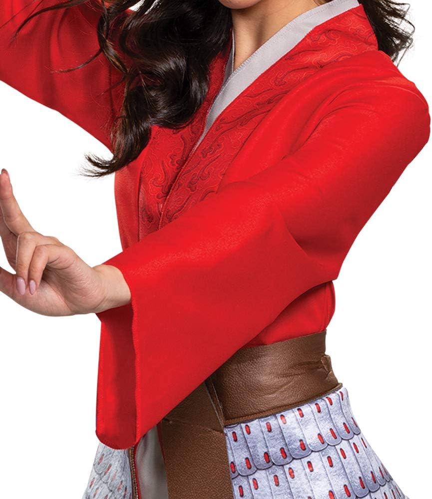 Mulan Deluxe Hero - Costume da donna rosso - immagine 3