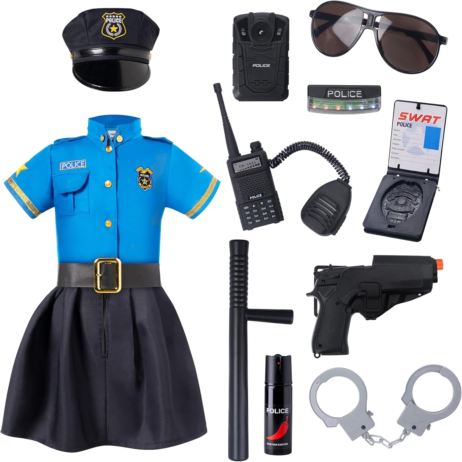 Spooktacular Creations Costume Ragazza Pollice Azzurro - immagine 3