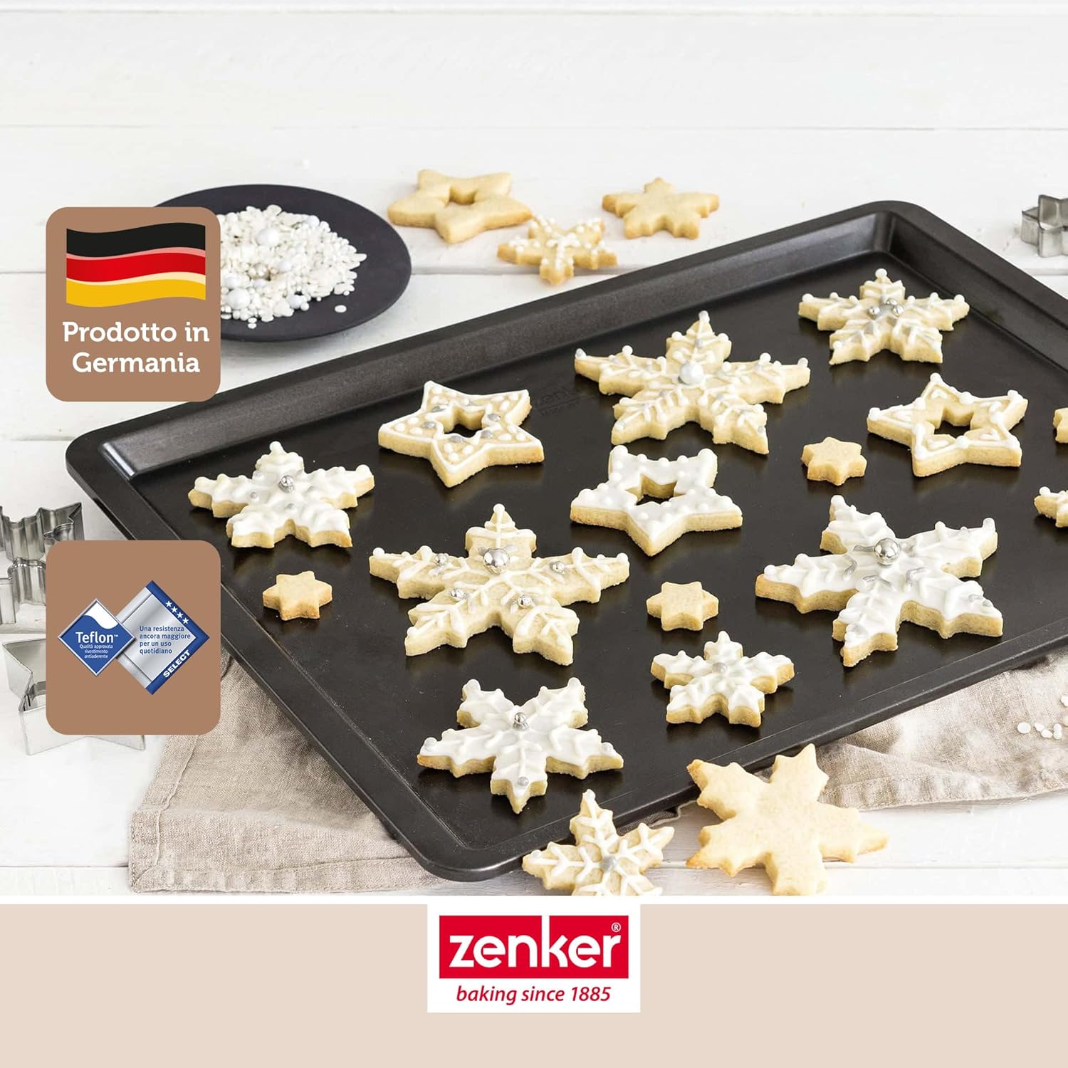 Zenker Teglia da Forno Antiaderente 42x32x2 cm - immagine 3