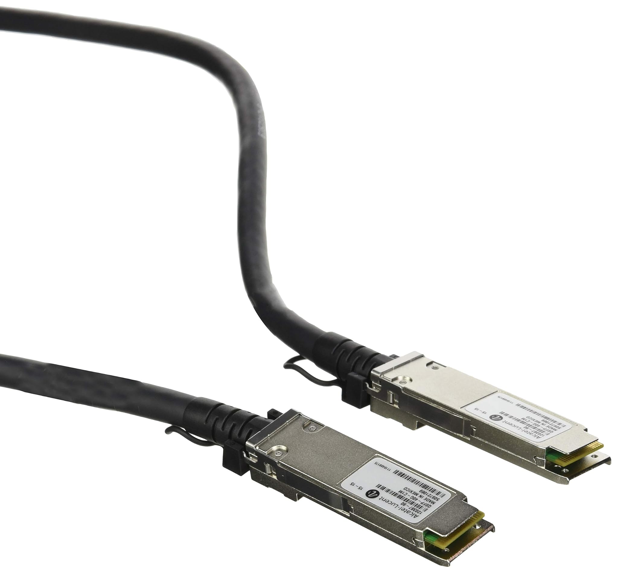 Alcatel Lucent QSFP-40G-C1M - Cavo compatibile con 40G QSFP+, 1 m, metallizzato