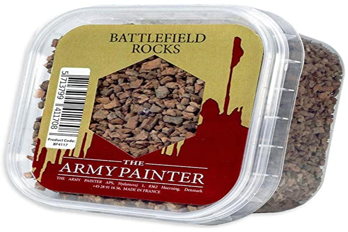 The Army Painter | Basing Battlefield Rocks | imita rocce o pietre più piccole | Primer | per un look realistico