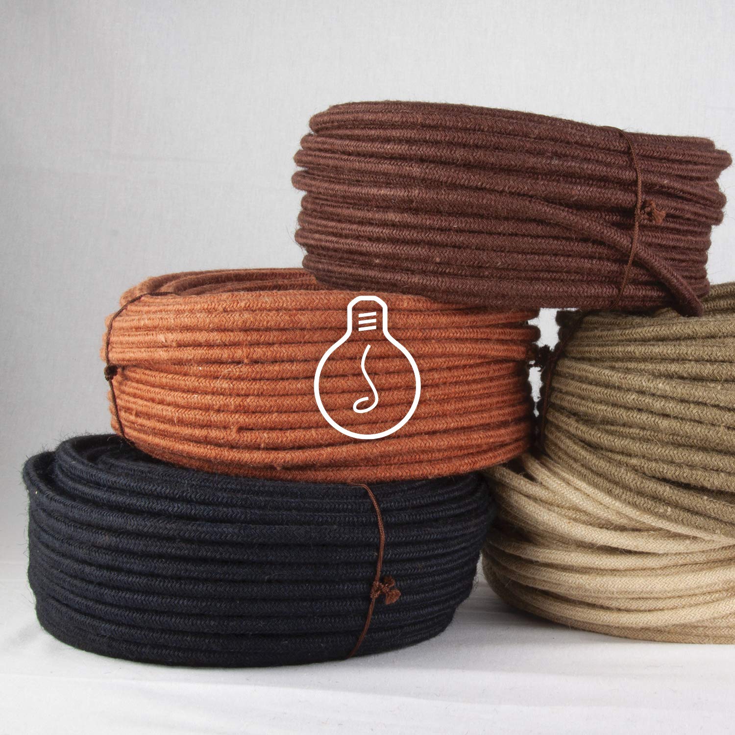 Amarcords Cavo Elettrico Tessile Juta 30 Metri - immagine 7