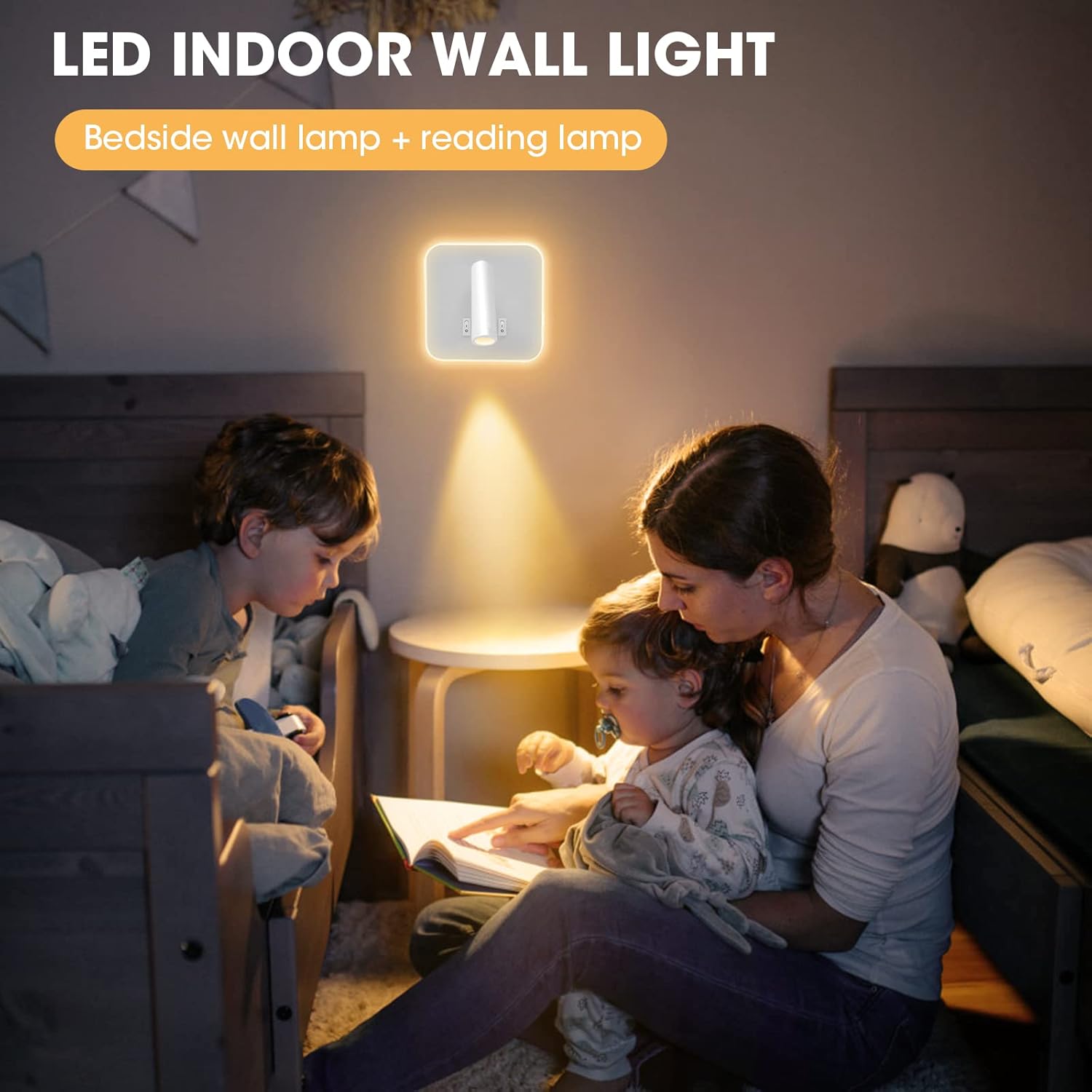 Lampada da Parete LED 12W con USB e Interruttore - immagine 4