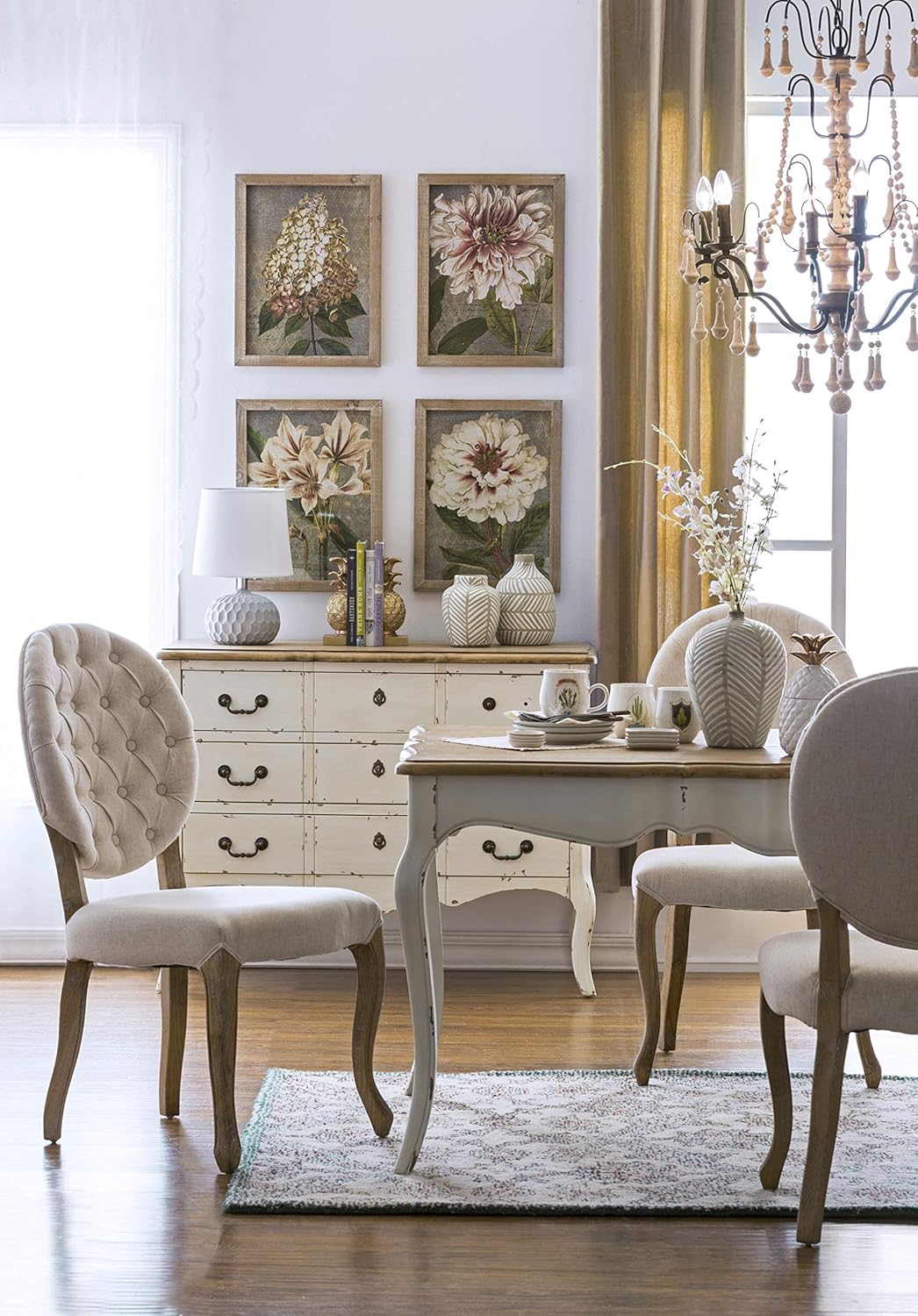 Creative Co-Op - Fermalibri in resina dorata a forma di ananas, set da 2 pezzi - immagine 3