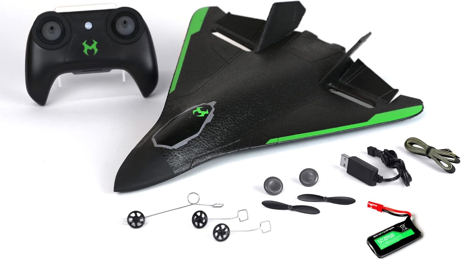 Vettore acrobatico Sky Viper, drone corpo in schiuma, veloce, stabile, con telecomando a lungo raggio, Per bambini e adulti con modalità principianti o pro (Bizak 63348601) - immagine 2