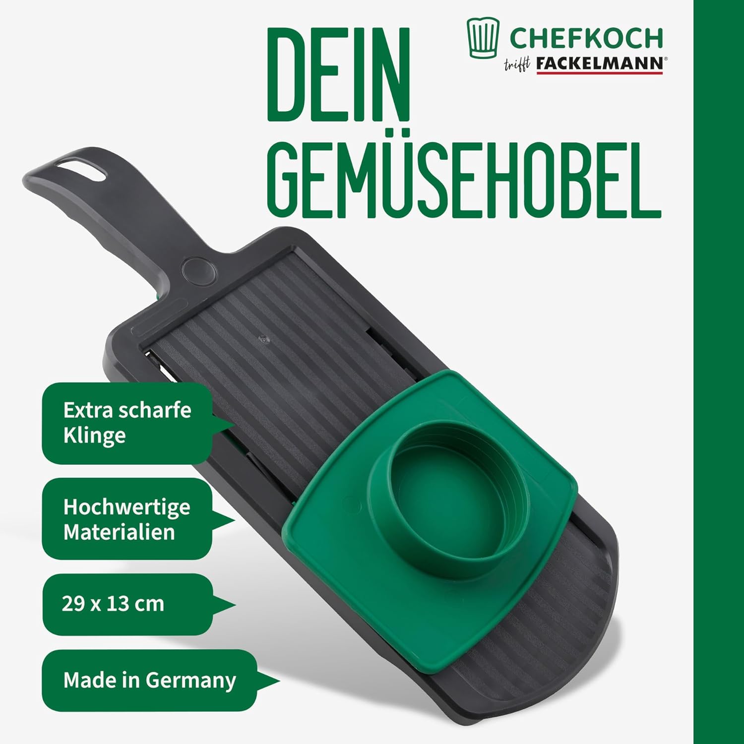 Chefkoch Affettaverdure con Lame in Acciaio Inox - immagine 2