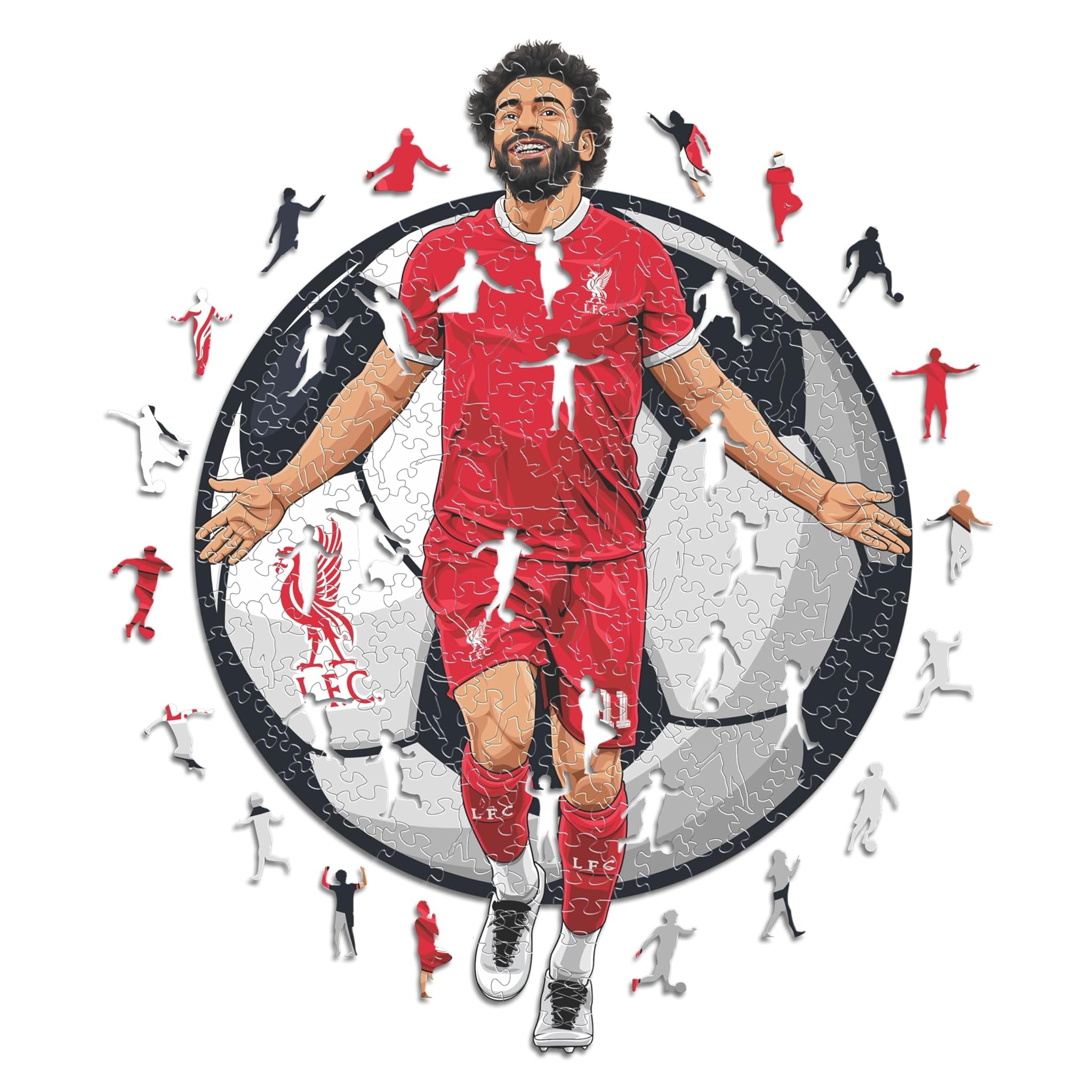 Iconic Puzzles - Puzzle Legno Mohammed Salah 500 pezzi