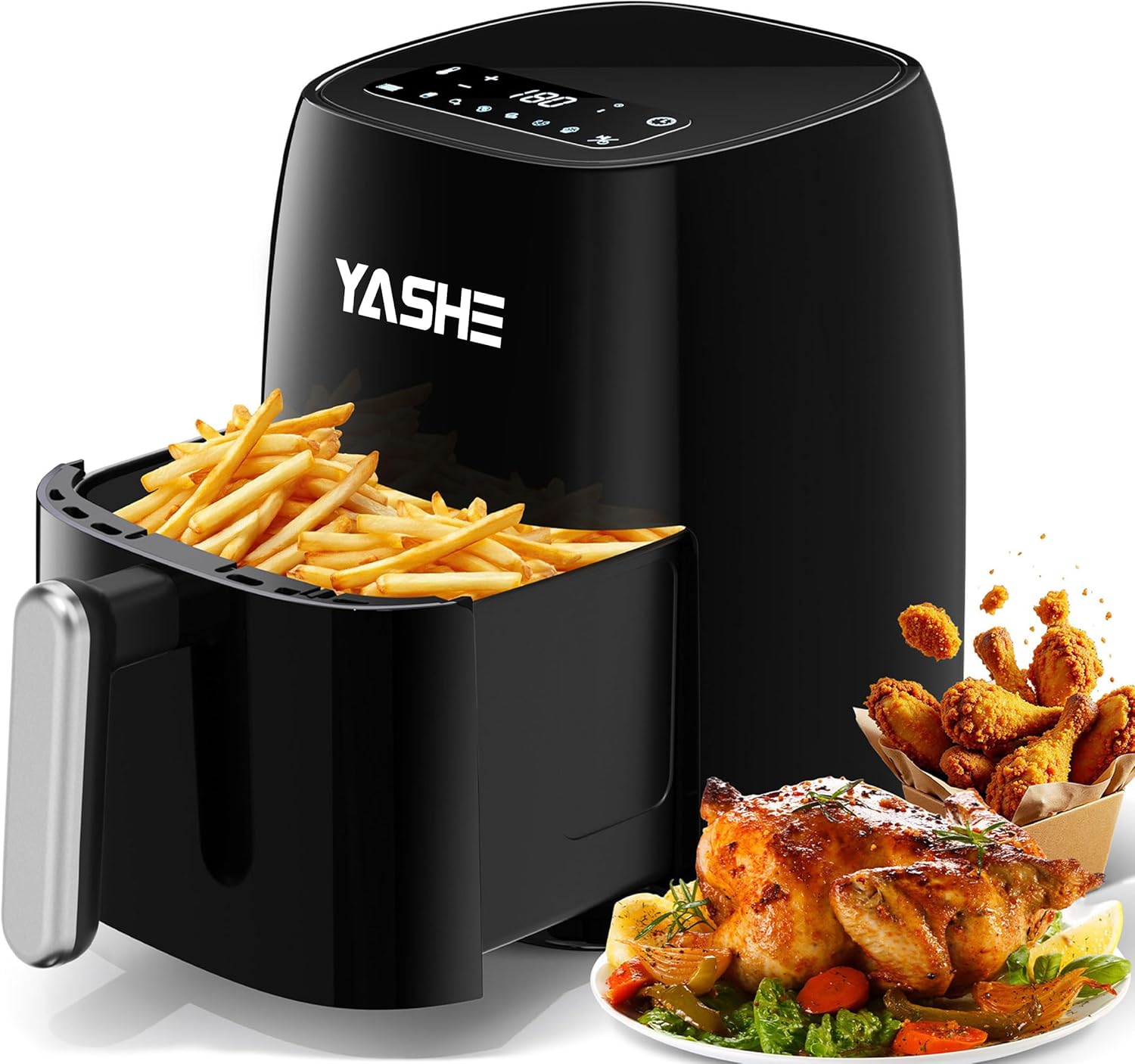 YASHE Friggitrice ad Aria 4.2L con Touch Screen LED - immagine 1