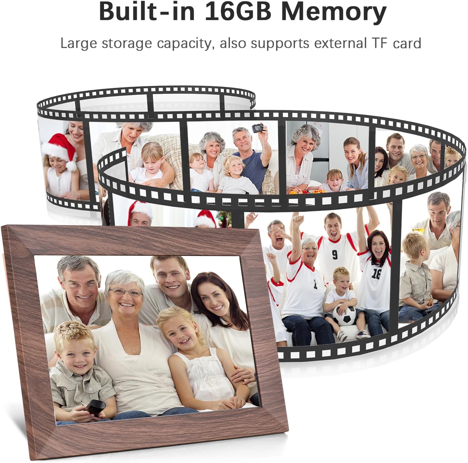 Andoer Cornice Digitale Wi-Fi 10.1" Touch Screen IPS - immagine 6