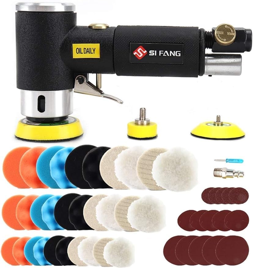 Si Fang Mini Lucidatrice Orbitale ad Aria Compressa | Velz