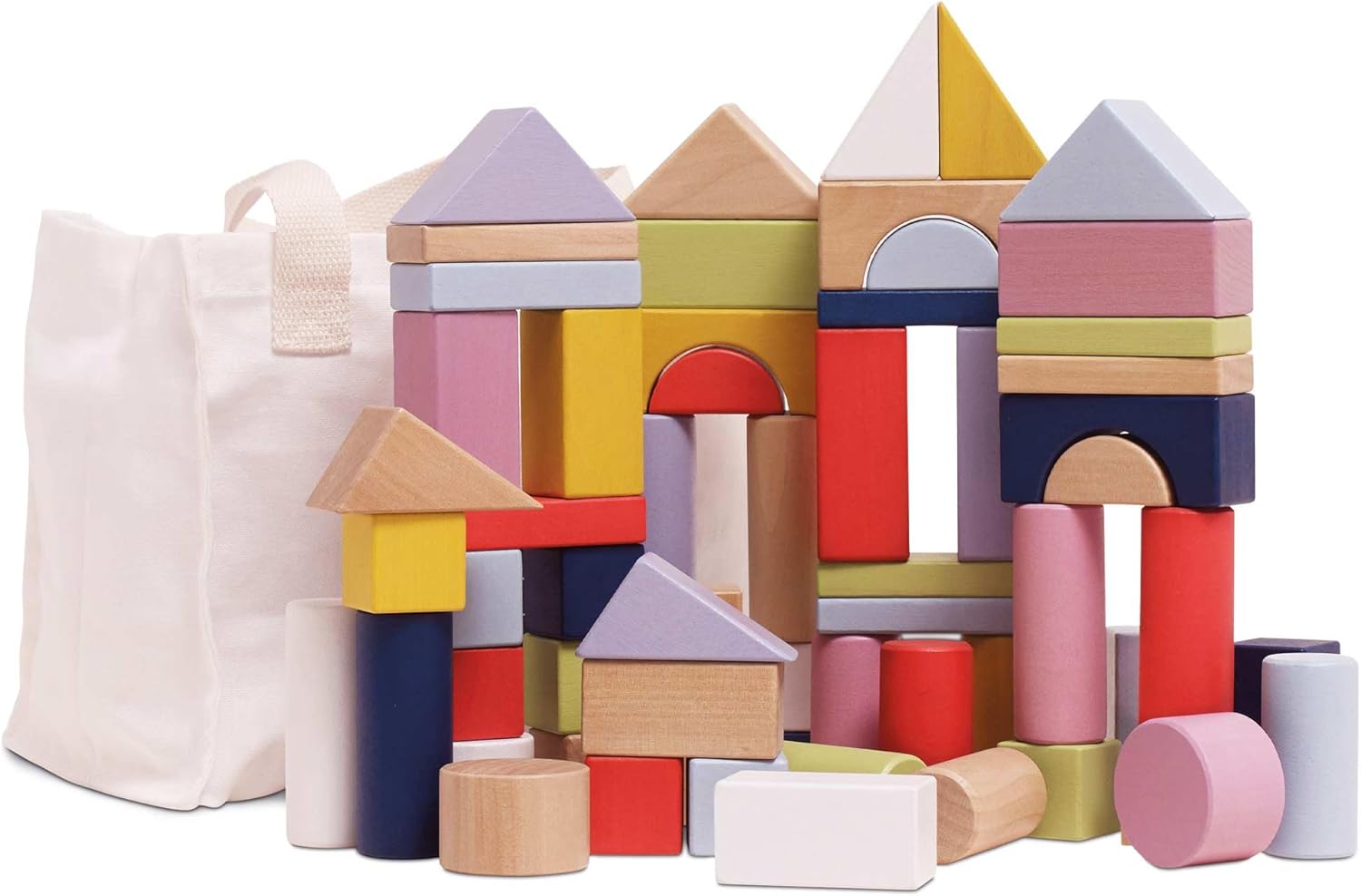 Le Toy Van PL135 - Gioco Mattoncini in Legno 60 Pezzi - immagine 2