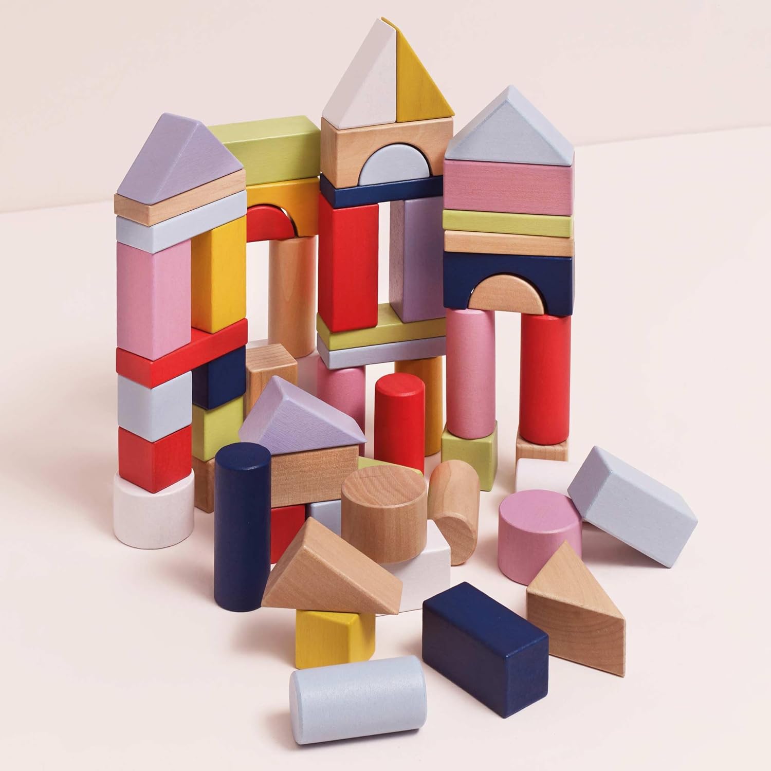 Le Toy Van PL135 - Gioco Mattoncini in Legno 60 Pezzi - immagine 5