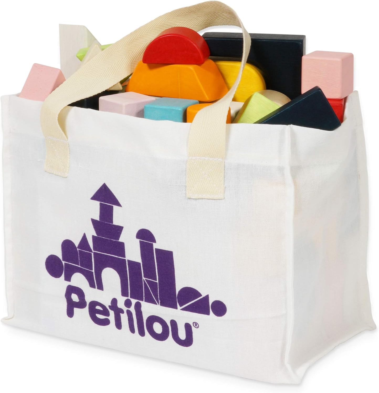 Le Toy Van PL135 - Gioco Mattoncini in Legno 60 Pezzi - immagine 7