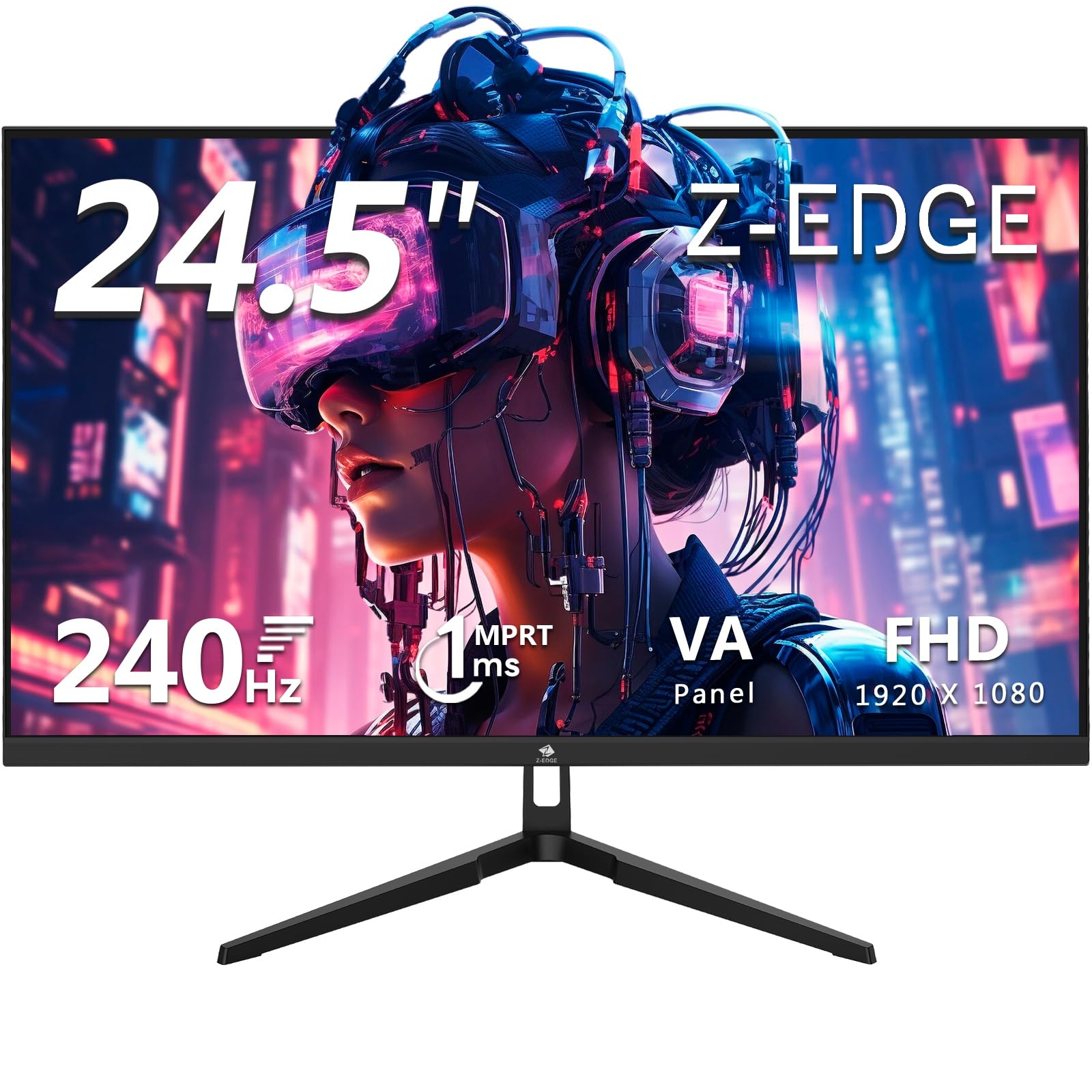 Z-Edge Monitor Gaming 24,5'' FHD 240Hz 1ms FreeSync