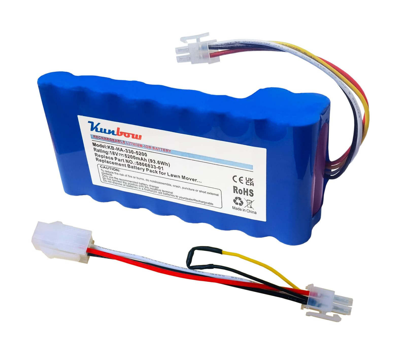 Batteria di ricambio 18V 93.6Wh per Husqvarna Automower