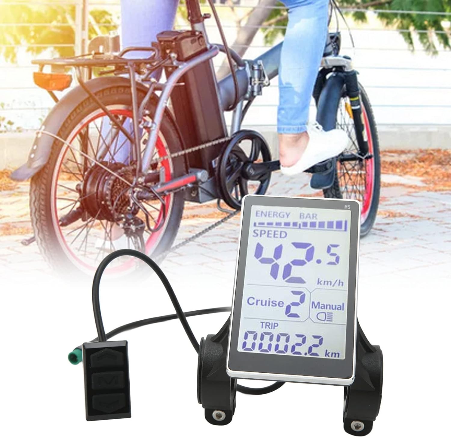 Sonew Computer Bici Impermeabile con Ampio Display LCD - immagine 3