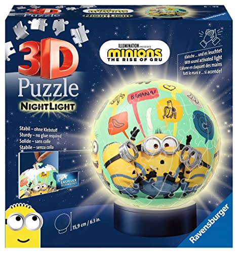 Ravensburger 3D Puzzle 11180 Minions Nachtlampje 72 Tegels