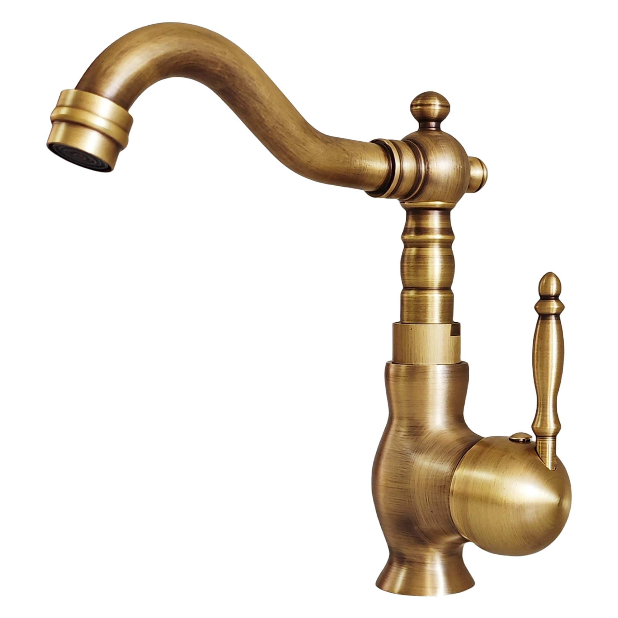 Niukomy Miscelatore Monocomando Bagno Bronzo Vintage