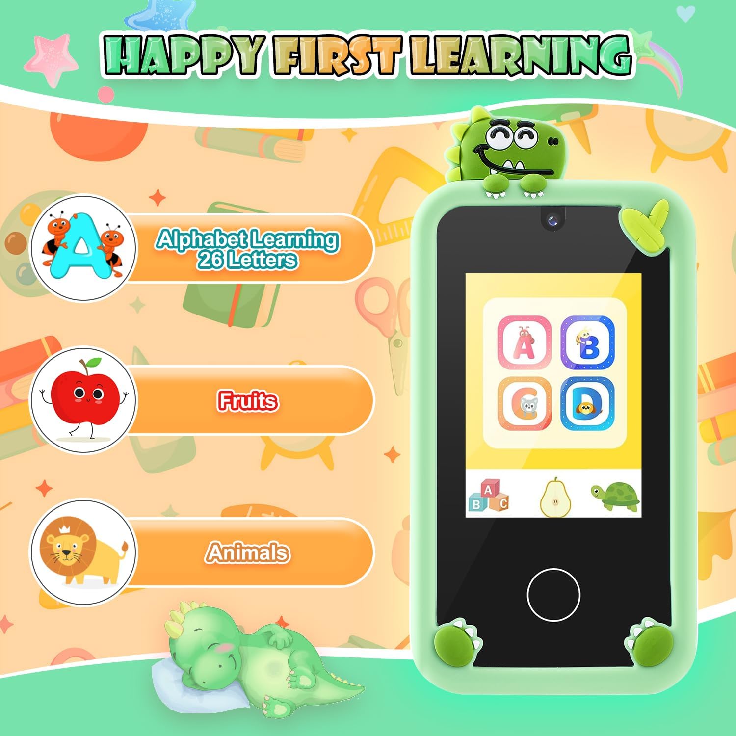 Luckits Smartphone Giocattolo Bambini con Touchscreen - immagine 3