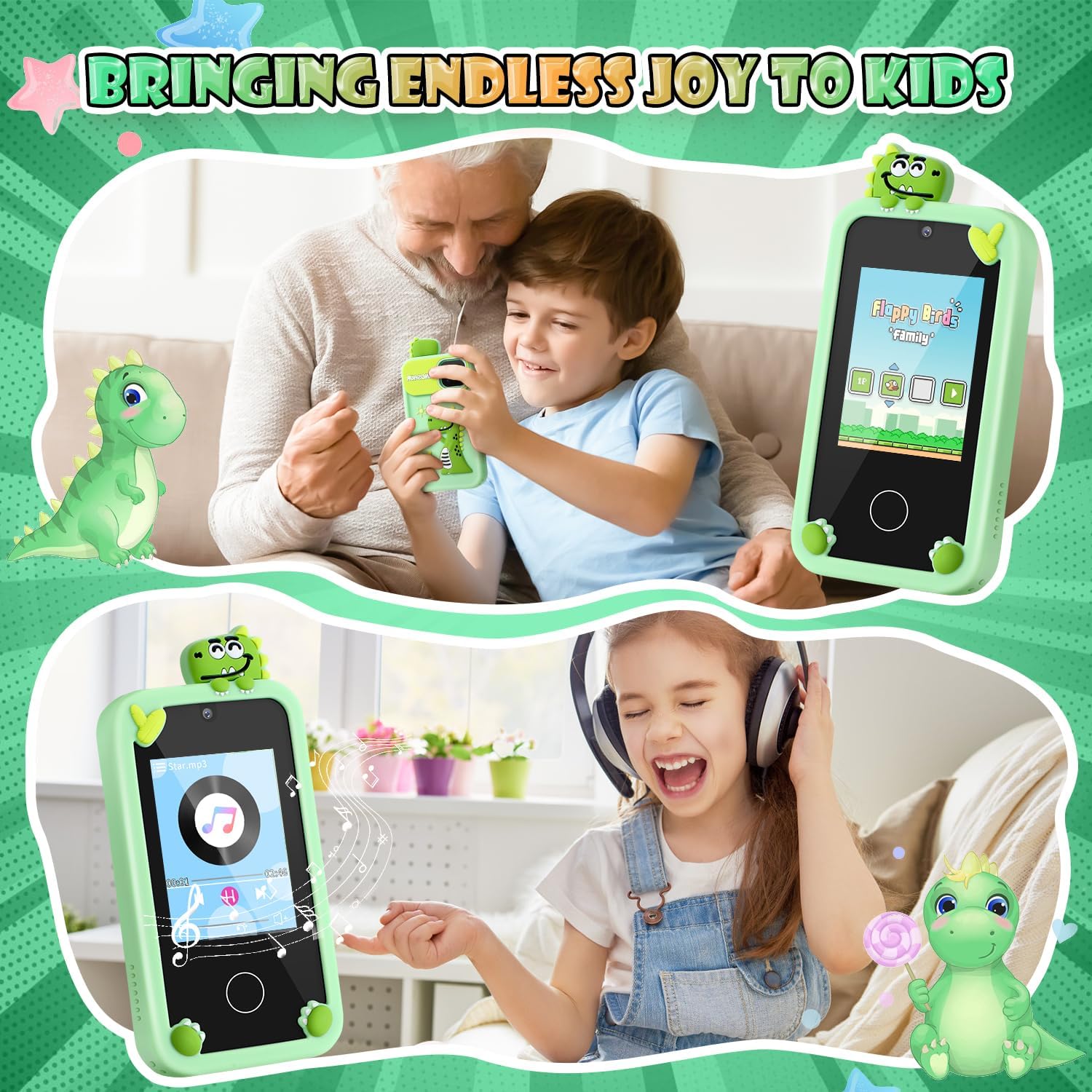 Luckits Smartphone Giocattolo Bambini con Touchscreen - immagine 4
