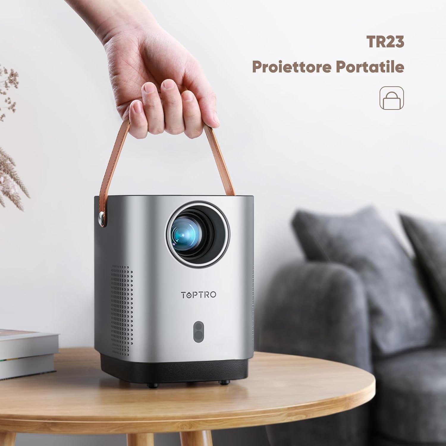 Toptro Mini Proiettore Portatile 20000 Lumen WiFi Bluetooth - immagine 7