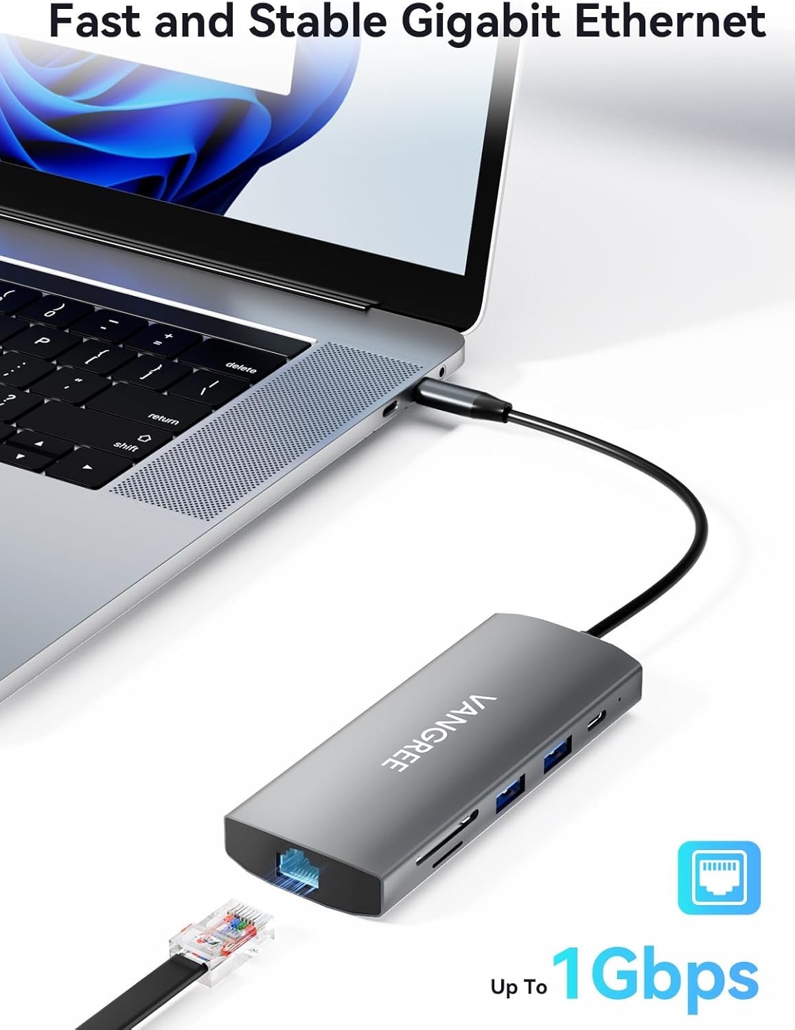 Hub USB-C con Doppia DisplayPort 4K e PD 100W - immagine 6