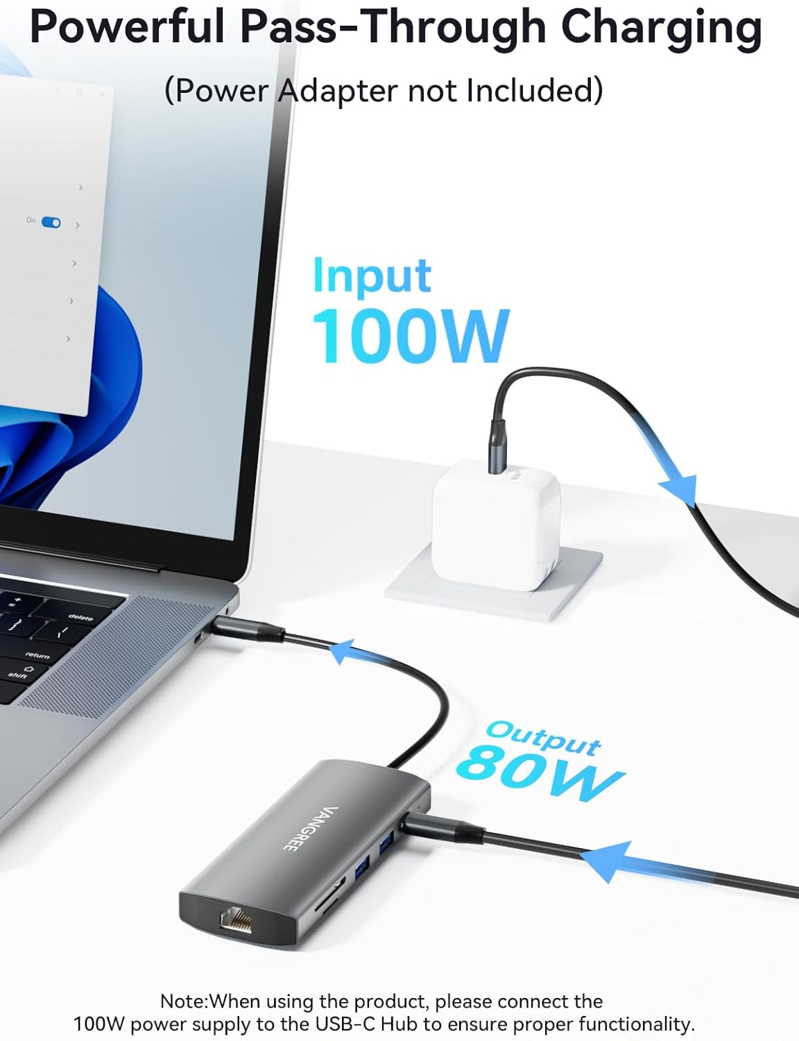 Hub USB-C con Doppia DisplayPort 4K e PD 100W - immagine 7