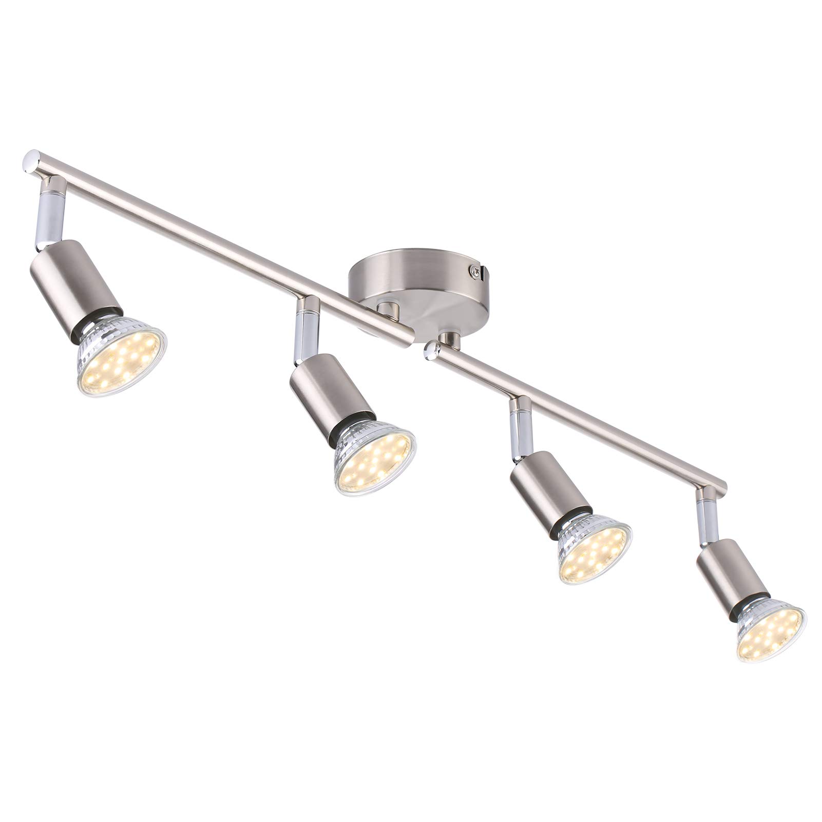 Tomshine Faretti LED da Soffitto Orientabili, Argento