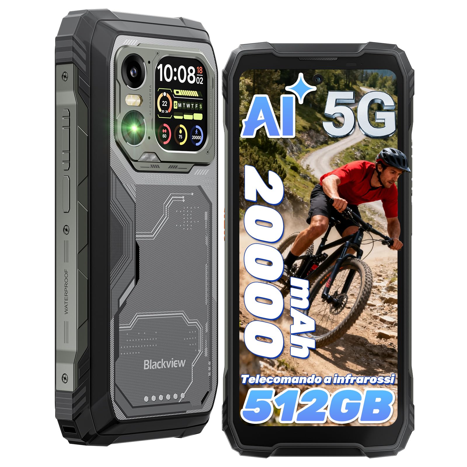 Blackview Xplore 1 5G Rugged Smartphone con Display Secondario