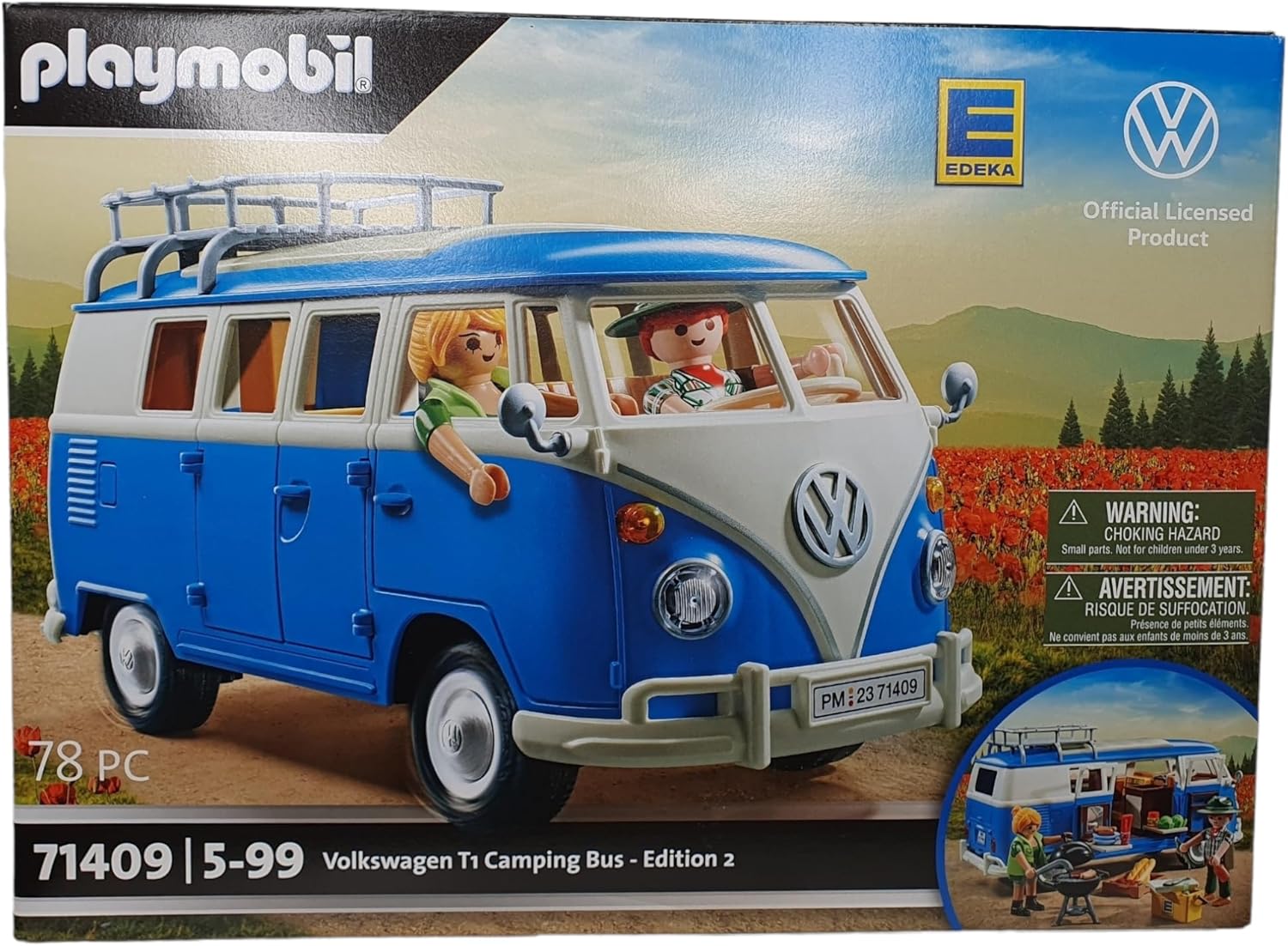 PLAYMOBIL Volkswagen 71409 T1 Camping Bus Edeka Edition 2 - immagine 1