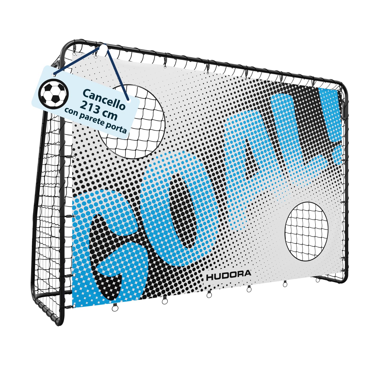 Hudora Porta da calcio Trainer con parete goal