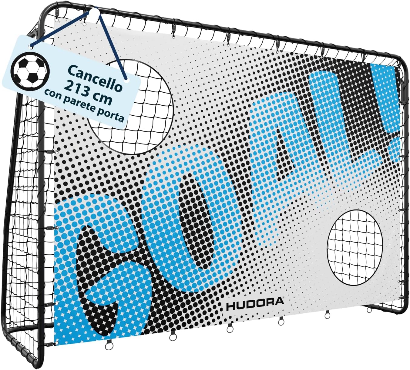Hudora Porta da calcio Trainer con parete goal - immagine 1