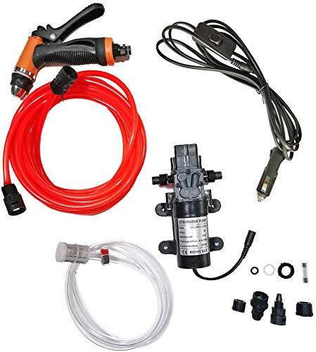 Cybernova Pompa Acqua Autoadescante 12V 60W Portatile