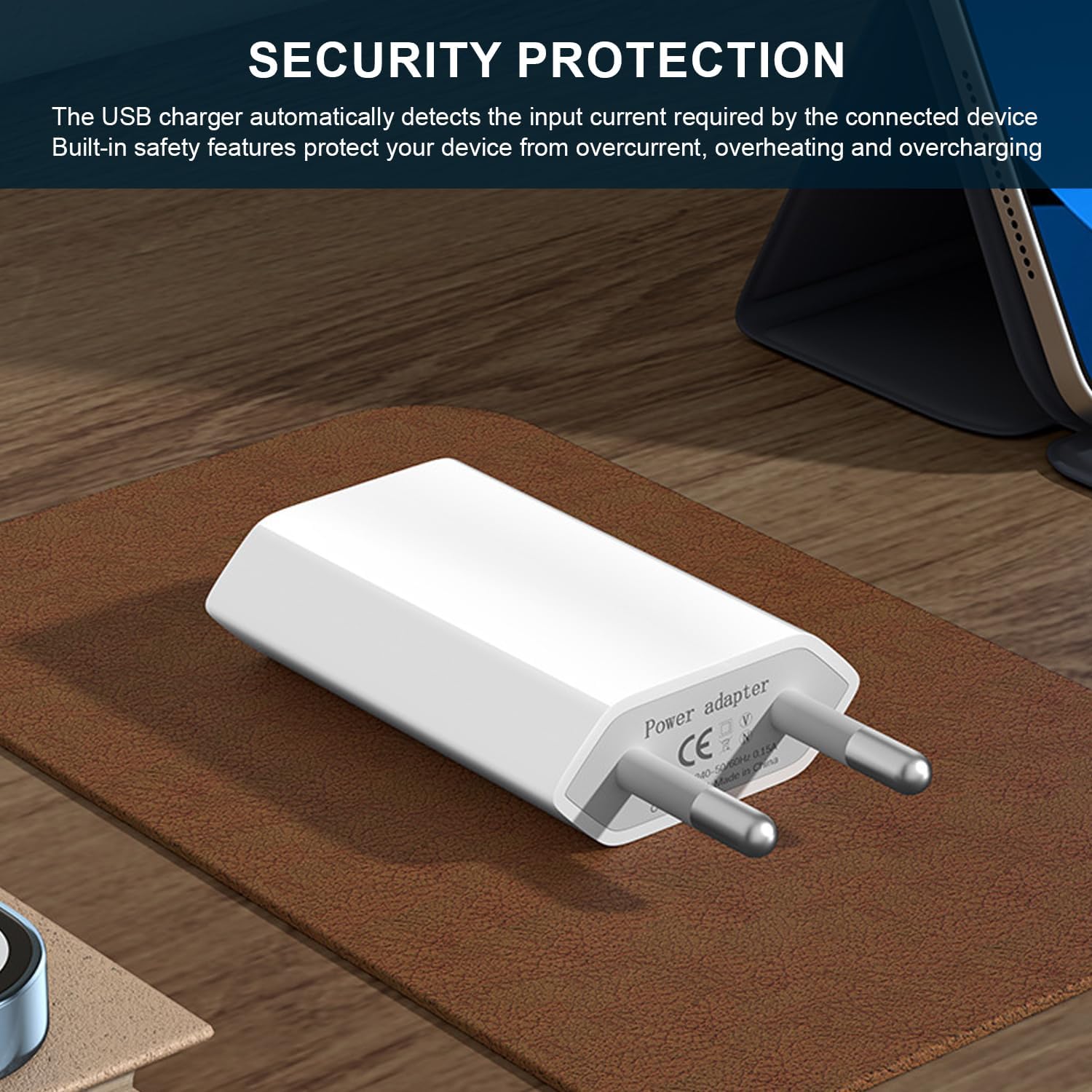 Sigandg 4 Pezzi Caricatore Rapido USB Adattatore Universale - immagine 4