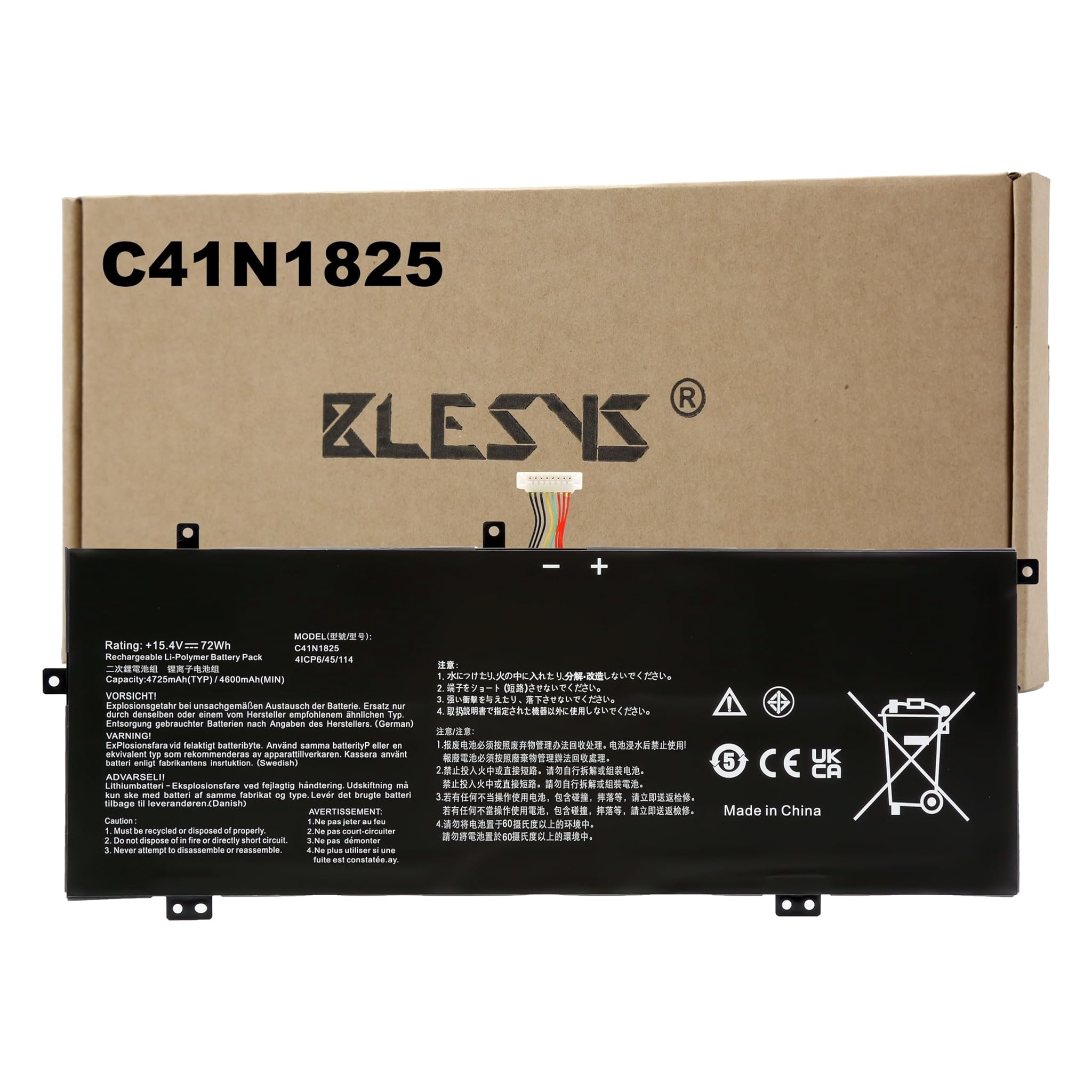Blesys C41N1825 Batteria per ASUS VivoBook 14
