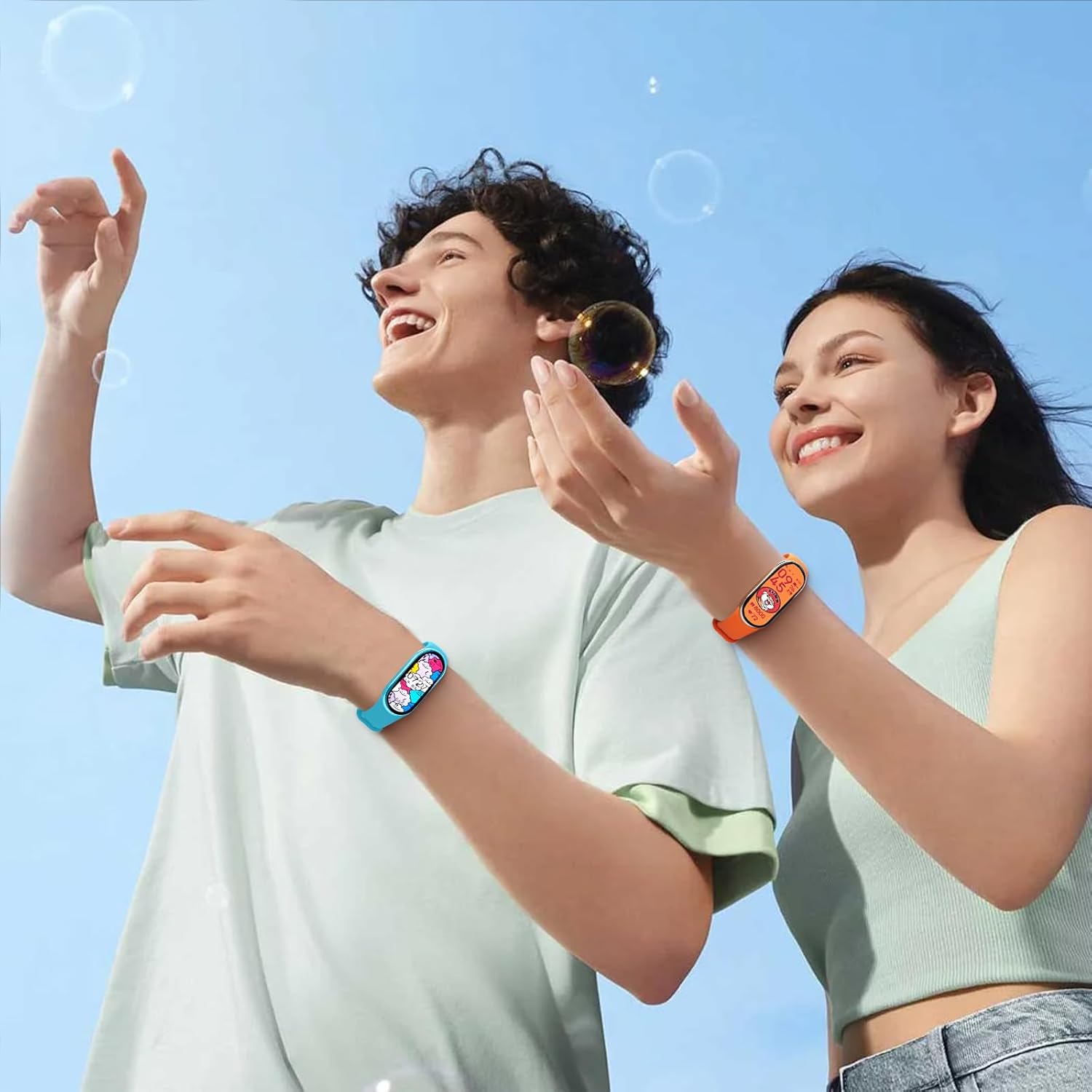 BANGTING 8 Pezzi Cinturino Compatibile Xiaomi Mi Band 8/9 - immagine 6